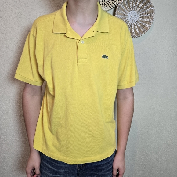 Lacoste Men's Polo Shirt in Vibrant Yellow Medium - Picture 6 of 13